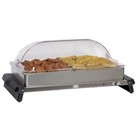 Cadco Wtbs-2rt Buffet Server w  Rolltop Lids 2 Pans