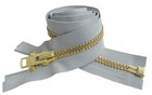 Ykk  10 Brass Metal Separating Zippers Extra Heavy- Duty Jacket Made In Usa