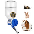 No-drip Water Bottle Feeder For Small Pets - Guinea Pigs  Hamsters  Bunnies  300