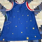 Vintage 90s Reebok Harlem Globetrotters Basketball Jersey Men   s Size Xl Blue Usa