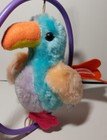 Vintage 1979 Dan Dee Imports Hanging Plush Parrot In Oval
