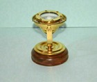 Handmade Nautical Gimbal Compass Vintage Ship Binnacle Gimballed  Desk