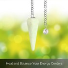 Amazonite Pendulum Crystal Stone  Faceted Pendulum Divination Tools  Dowsing