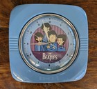 The Beatles Animated Cartoon Wall Clock W  Box - 10  X 10  - Does Not Work