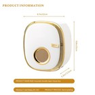 Adhesive Wall Mounted Toilet Paper Holder For Bathroom  Double Layer Space-sa   