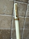 Conklin Mark Twain Signature Fountain Pen Le White Ivory W Gold Trim 38 1000