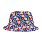 Vintage Pabst Blue Ribbon Pbr Beer  Bucket Hat S l Sizes - Retro Hat Made In Usa
