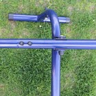 Metal Swing Set With Slide Outdoor Playset For Kids Backyard Fun Durable
