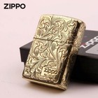 Tang Dynasty Zippo Copper Armor 5 Sided Engraved Lighter Gift For Men