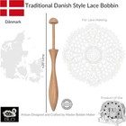 Bobbin Lace Bobbins Danish Style Sets Of 12 24 50 Lacemaking Bobbins 