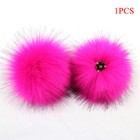 Diy Fluffy Rabbit Fox Faux Fur Pompom Fur Pom Poms Ball For Hat Bags Shoes