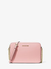 Michael Kors Jet Set Item Large East West Powder Blush Crossbody Bag   Dust Bag
