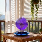 Exekoml Levitating Globe 6 Inches Magnetic Rotating World Map Led - Colorful