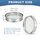 6 Mesh Lab Sieve  11 8  Diameter Test Sieve 304 Stainless Steel 3 2mm 