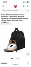 Sarah Wells Fiona Breast Pump Neoprene Backpack Black