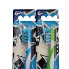 2x Oral B Cross-action Soft Bristle Kids Toothbrush 6  Years Green And Blue