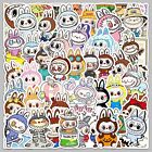 50 Pcs Labubu Macaron Monster Vinyl Stickers Set For Skateboard laptop Decals