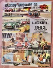 Vintage Lionel 1962 Catalog From Madison Hardware New York City  Clean 100 Pages