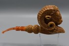Xl Size Ram Figure Pipe By Kenan Block Meerschaum Handmade New With Case 393