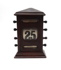 Very Rare Antique Art Nouveau Victorian Perpetual Enduring Desk Calendar 1890