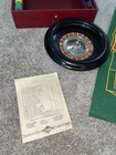 Vintage 1941 E s  Lowe Casino Game Original Travel Roulette Wheel   Play Mat