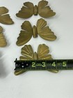 Vintage Mid-century Modern Brass   Copper Butterfly Accent Wall Decor Set Of 6