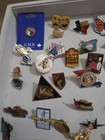 Huge Lot 75 Lapel Pins Vintage Mixed  Tourist State Souvenir Enamel