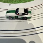 Aurora Afx  0 Monza Gt Green White  Ho Slot Car Vintage 