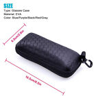 2pcs Portable Eye Glasses Case Box Sunglasses Protector Hard Zipper Belt Clip