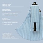 Wildride Soft Toddler Carrier Hip Seat Carrier - Denim Stripe