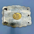 Vintage 1988 Frontier Sterling Overlay Dbcha Youth Reserve Champion Belt Buckle