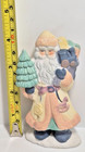 Vintage Ceramic Santa Claus Figurine Holiday Decor 9    Hand Painted Christmas