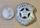 Antique Obsolete Okmulgee Police Night Captain Oklahoma Badge Rare Early 1900s