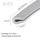 Edge Trims 9 84ft Pvc U Channel Fits 0 5-1 5mm Edge Seal Strip