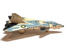 1989 Kenner Mega Force Triax Fighter Bomber Strike Aircraft Camo  Black Tailflap