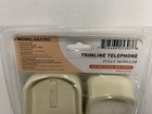 Golden Eagle Corded Trimline Phone Desk wall Retro Ivory Push Button Telephone