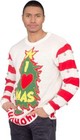 I Love Xmas Hohoho Light Up Led And Bells Ugly Christmas Sweater  s - 5xl 