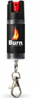 Burn Pepper Spray 4 Pack Police Grade     Maximum Strength Self Defense Keychain