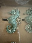 Tahari Seahorse Napkin Rings Set Of 4 Open Box packaging Wear 