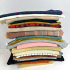 Vintage Lot Wool For Crafts 5 5 Pounds For Rug Hooking Sewing Nice Colors 