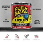 Flex Seal Liquid Rubber Sealant Coating  Waterproof  Black  16 Oz