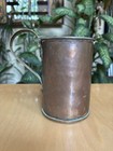 Vintage  Beer Mug 100   Copper  Tankard  Riveted Rolled Seams