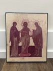 Vtg Orthodox Christian Deisis  Christ  Mother Of God    The Forerunner Plaque
