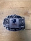 Vintage 1986 U s Mail Postal Worker Belt Buckle Siskiyou K-40 Made In Usa  Usps 