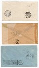 Chile 1900 s Covers X3 Great Franking Multicolour
