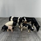 Lot Of 27 Schleich Animal Figures African Deer Horse Cow Pig Elephant Rhino Dog