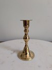 Vintage Brass Candlestick Holder 5  Traditional Colonial Style Candle Holder
