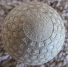 Vintage Square Mesh Golf Ball W circular Pattern Made In England