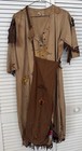 Vintage antique  Campfire Girls Ceremonial Dress Gown W  Shoulder Bag  2    Fringe