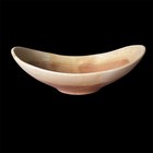 Andrew Pearce Artisan Cherry Wood Live Edge Oval Bowl 9 5   x8    Vermont